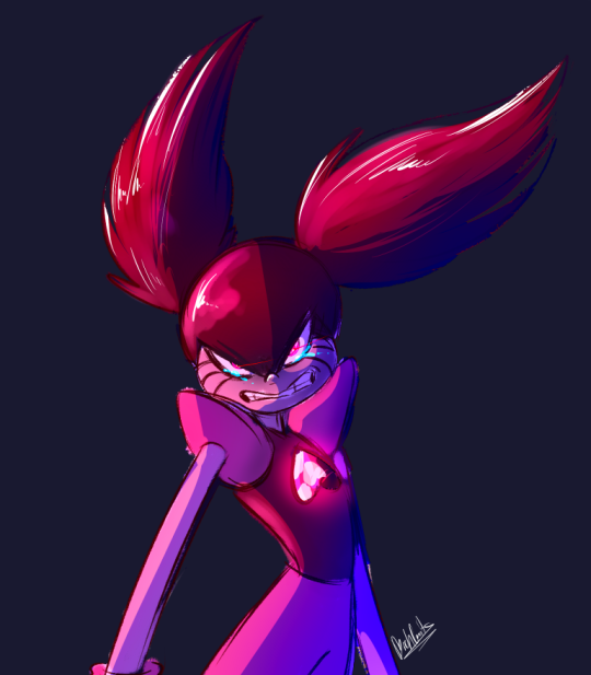 bichcarito:  A quick sketch of Angery Spinel 