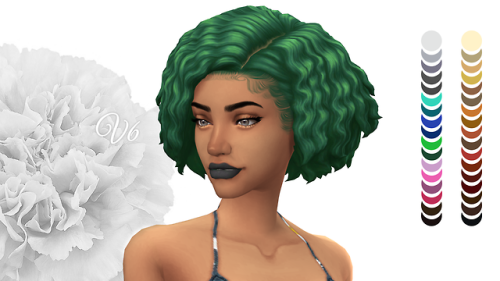 full scalp with edges (Maxis Match/UPDATED) 1-8 Tattoo Covers whole scalp with some edges. plus som