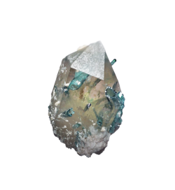 crystalarium:  Green Tourmaline in Quartz