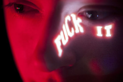 sighings:  Playing With a Projector, inspired by Jess Boutte