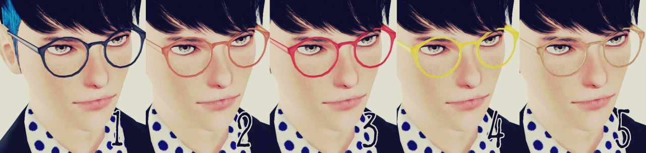 Glasses mtf tongue retro