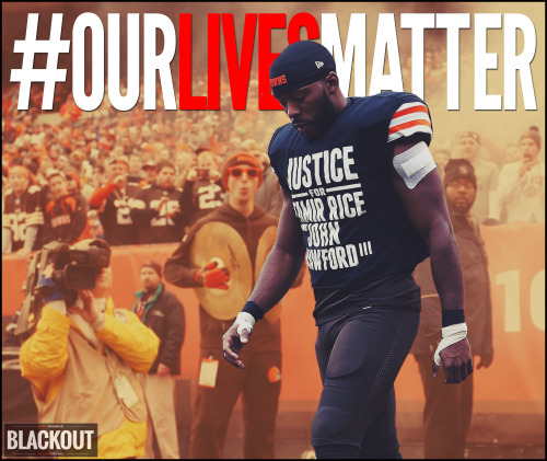 We salute Andrew Hawkins for protesting against police brutality and standing up for families who&rs