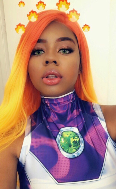 cosplayingwhileblack:  Character: Starfire adult photos