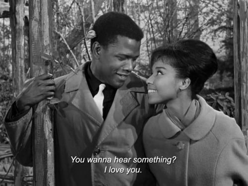 something-into-something:  “You wanna hear something? I love you.” - Paris Blues (1961)