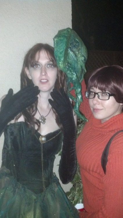 This may look like sexy Cthulhu, but it was my friend Molly the whole time!