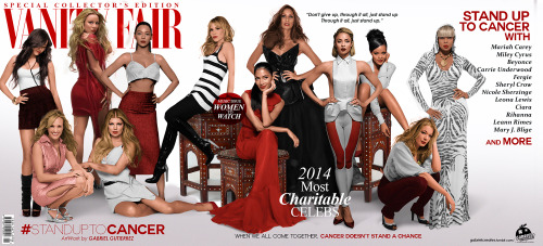 Vanity Fair: Stand Up To CancerMiley Cyrus Mariah Carey Beyoncé Carrie Underwood Fergie Sheryl Crow 