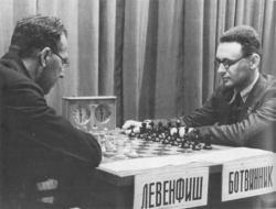 Zolotoivek:  Chess Match Between Mikhail Botvinnik And Grigory Levenfish, 1937. 