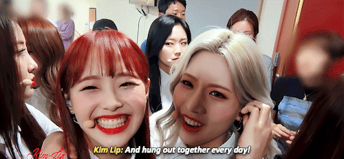 jinsoul:best friends debuting together ❤️