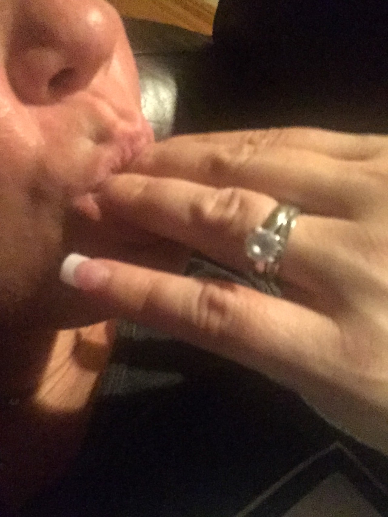 hiscuckqueantoy:  Texting pics to hubby while he is out of town for work…