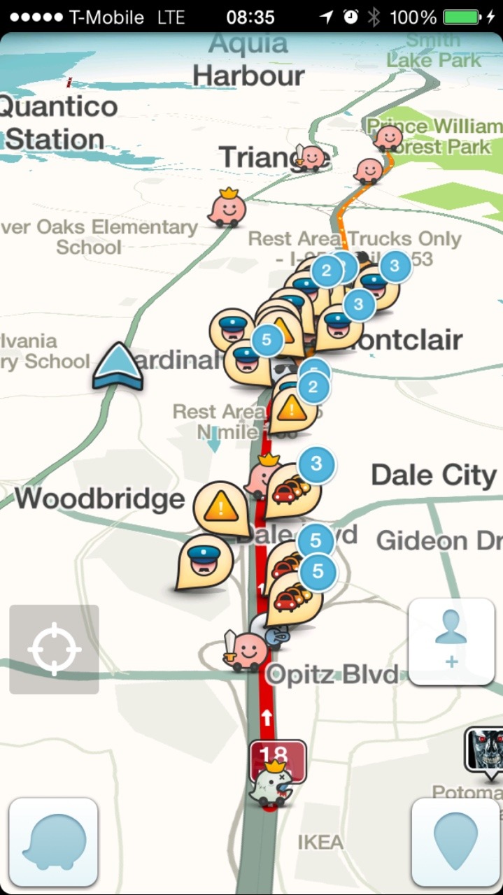 madeupmonkeyshit:  If yall aint hip this app called waze lets you see if theres feds