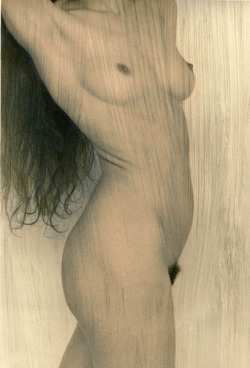 natural-beauty-art:  Michael Gesinger: Nude torso - Long hair
