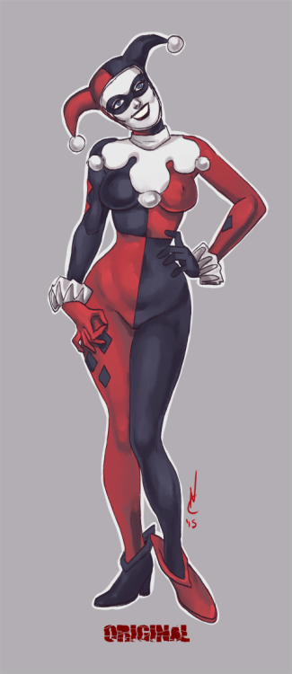 longlivethebat-universe:  Harley Quinn artwork by Noelle Criminova  