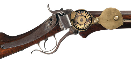 Rare Sharps Nips Model 1849 Breechloading Rifle, A rare Sharps variant made by Albert S. Nippes of M