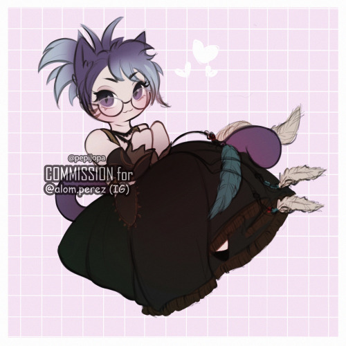 some cute chibisprints / twitter / kofi / comms [ID: two drawings in chibi style. One is of a char