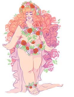 envyhime:  A really fast Rose in this outfit that I saw today!! Drawing her always makes me happy, and this is actually my first full body Rose!!  