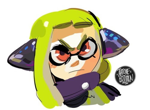 thatonegojimun:agents of the squidbeak splatoon….. favsim not super happy with how any of the idols 