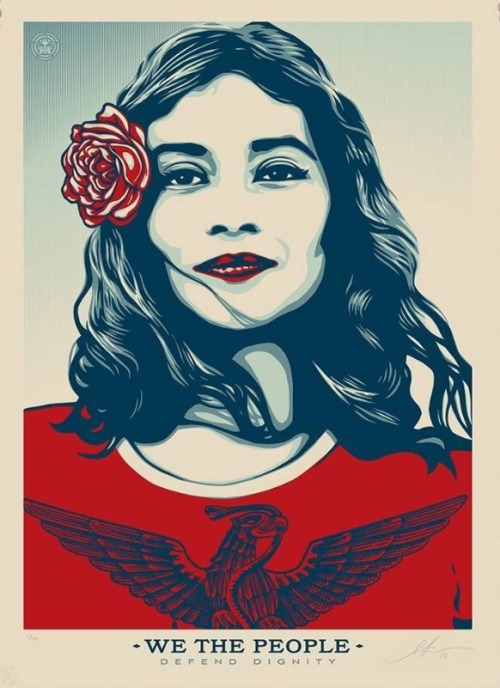 sktagg23:By artist Shepard Fairey (who made the iconic Obama “Hope” poster).