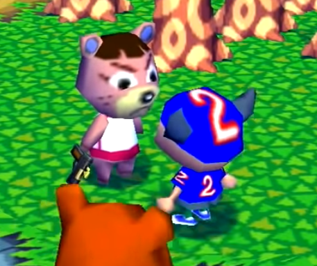I knew Animal Crossing gamecube was something but I wasn’t prepared for the image of a cute ca