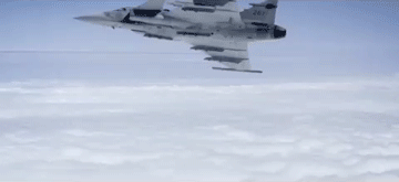 theworldairforce:Saab GripenESTL Countermeasures Self-Protection Pod