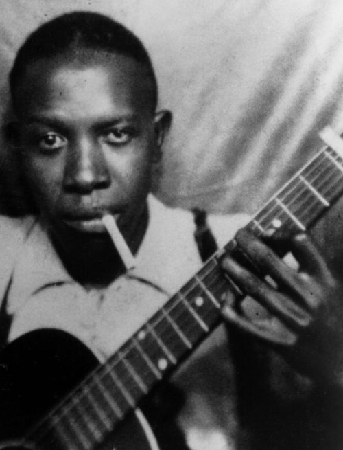 maybe-im-a-leo: The only two known photographs of Robert Johnson.