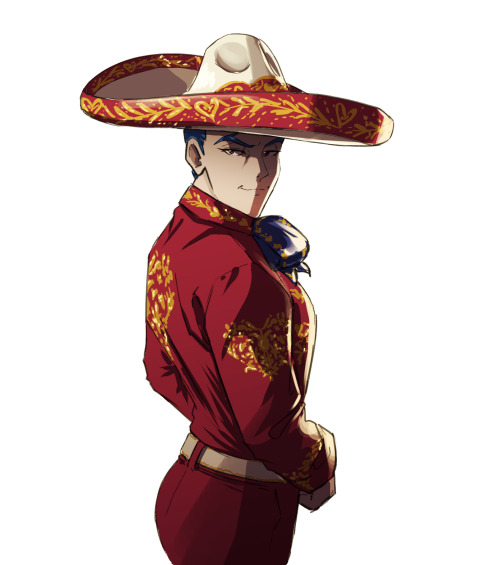 No one asked for it, but I kinda went crazy thinking about ADAM in a charro costume instead of a mat