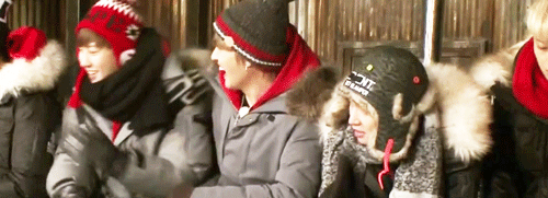 lobbu-lobbu:when Kris is the only one laughing at Chanyeol’s joke…