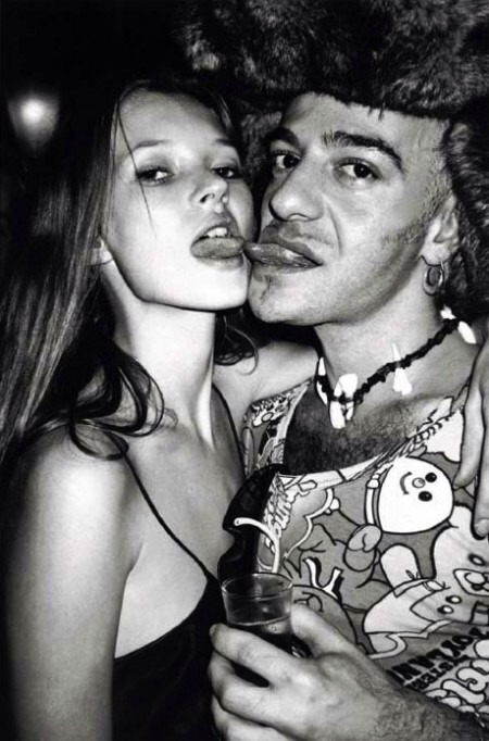 gabbigolightly:  Kate Moss &amp; John Galliano, Paris, 1993