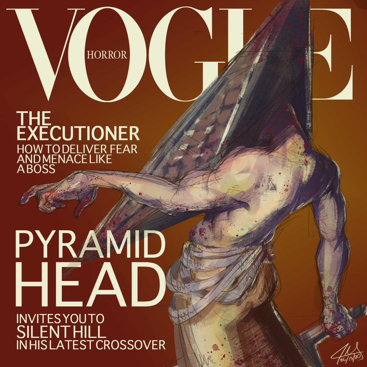 Silent Hill Pyramid Head Poster Print 