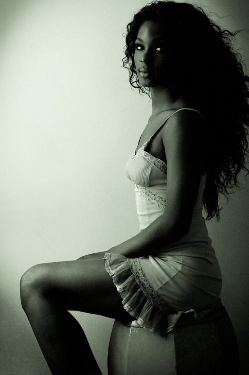 sexy-ass-black-women:  An Angel in Duotone - Imgur