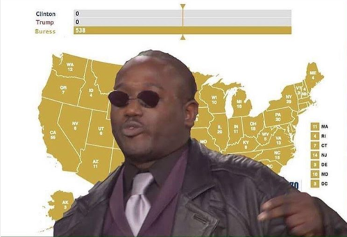 rebel-without-a-rebellion:MORPHEUS ORPHEUS GONNA BE THE POTUS-ES. RED VOTE BLUE VOTE MORPHEUS ORPHEU