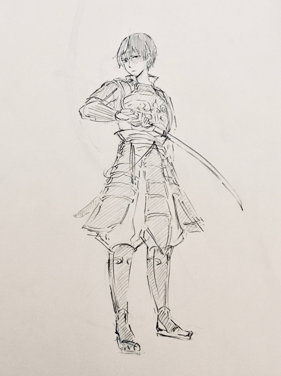 hazel0217:  A buddy gave me the idea of miko Momo, then samurai Shouto came to my