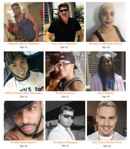 medicine:  Read about each victim of the Orlando Pulse shooting here. Remember their names, their faces, and their stories. 