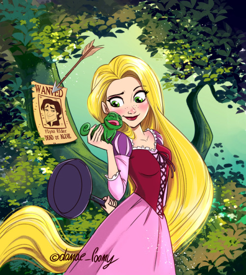 Ciao! Altro pacchetto di disegni da colorare per bambini, questa volta abbiamo Rapunzel di Tangled l