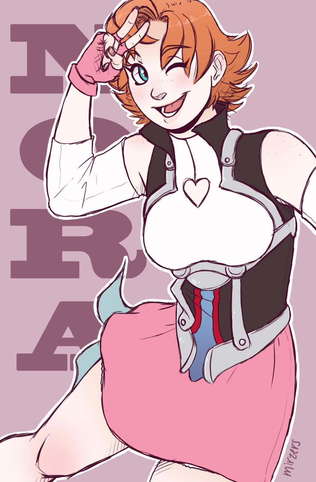 mirzers:  RWBY Art Challenge Day 3: Favorite JNPR Member