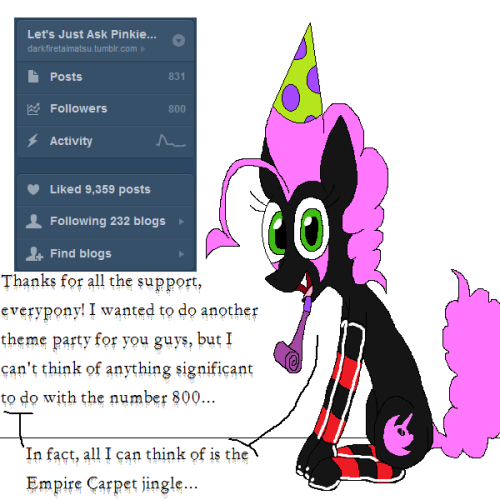 darkfiretaimatsu:  Call for next day window treatments too~ I don’t know how well-known this is in the rest of Equestria—let alone outside the country!—but it was all I could think of. That’s probably why the party broke down into practising giant