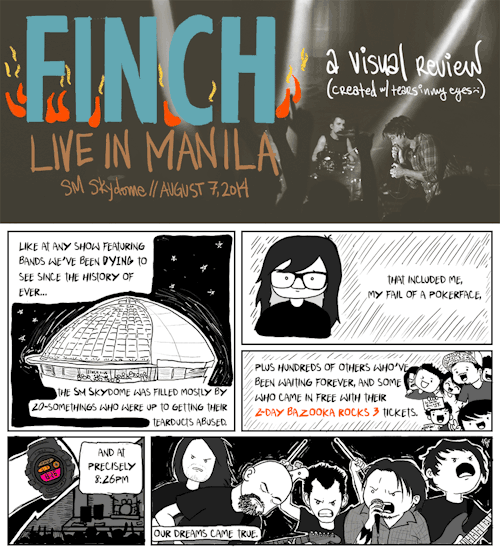karate-chops:  FINCH Live in Manila // 08.07.2014 @ The SM Skydome, SM North EDSAA Visual Review by 