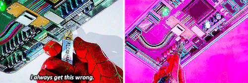 thesuperheroesnetwork: marissatomei: Spider-Man: Into the Spider-Verse + Parallels [3/3] God this