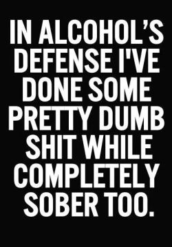 b52buzz:  asweetheartbeing40:  Perhaps… but I still blame the Rum!  Probably worse