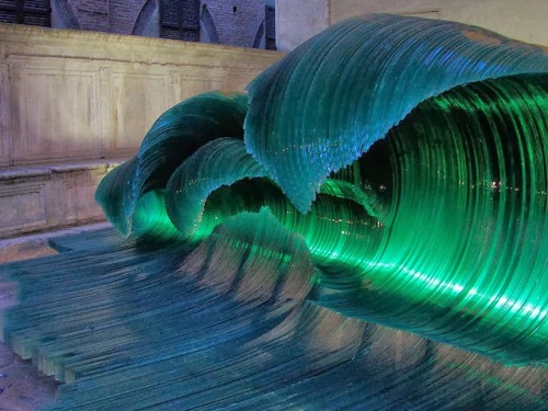 artruby:  Glass sculpture by Mario Ceroli.