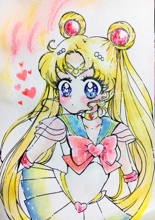 moonlightsdreaming: Sailor Moon // by うら