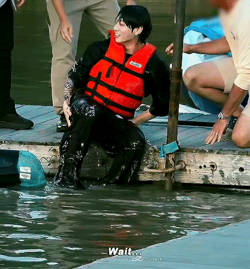 Jungkook Falling Into The Water And The Very First Thing He Asked For After Pulled Out Was His Phone