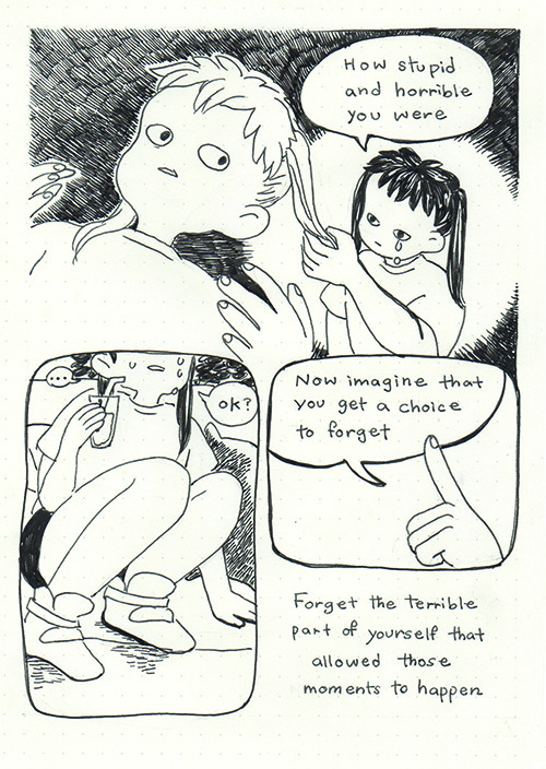 hakobore:  comic for a zine~! 