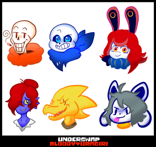 Some UNDERSWAP stuff I&rsquo;ve made recently. Go check out UNDERSWAP on Game Jolt and here on T