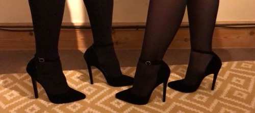 His and hers matching heels