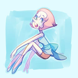 Vaporotem:  A Little Warmup I Did In The Morning Of My Waifu Pearl (ノ´_ゝ｀）ノ