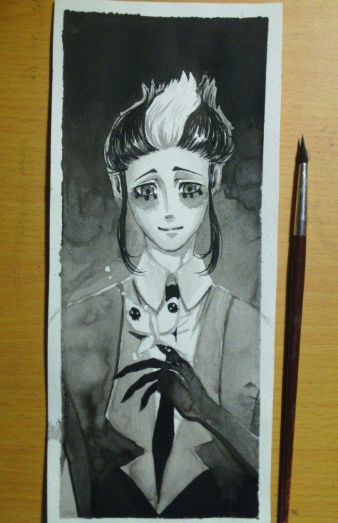 A long time ago i drew it c: It’s made with ink UvU Hope you like it! If you want, follow me i