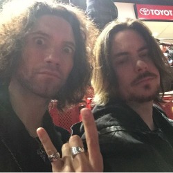 peppermintcreams6969:  ninjasexparty: Danny and Arin are ready to ROCK at the Tool concert! #Rock #dudesbelike #tool 