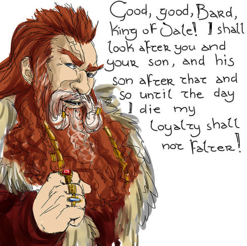 determamfidd: jaegervega: Because Dain Ironfoot is amazing and really deserves a lot more love! 