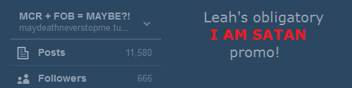 maydeathneverstopme:  Now that I hit what feels like a pretty awesome mile(brim)stone