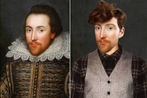 karenhealey:  kastiakbc:  princehal9000:  winstons-and-enochs:  the guardian imagines what historical figures might look like today. my personal favourite is shakespeare, reincarnated as a shoreditch hipster.  but can you imagine how’d he’d sound